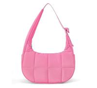 Gissroys Fashionable Oversized Buffer Shoulder Bag Waterproof Nylon Construction Lightweight for Everyday Things Lightweight Nylon Bag, b, Einheitsgröße