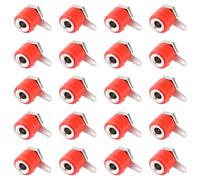 Gissroys Global Metal Veneered Banana Sockets for Stereo Arrangements Amplifier Associations and Sound Cable Installations. 4 mm Safety Banana Sockets for Amplifiers