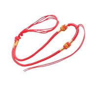 Gissroys Hand-Woven Rope Necklace Bead Agreement Chain Braided Cable Jewellery Rope Texture Suitable for Various Jewellers for Adjustable Length Men and Women, one size, As described, As described