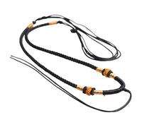 Gissroys Hand-Woven Rope Necklace Bead Agreement Chain Braided Cable Jewellery Rope Texture Suitable for Various Jewellers for Adjustable Length Men and Women, one size, As described, As described