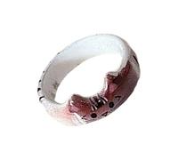 Gissroys Handmade Cat Teardrop Glaze Rings Elegant Colourful Finger Jewellery Party Accessory for Fashion Lovers Funny Cats, As described