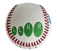 Gissroys Hardwood Cores Training Baseball with Finger Placement Learning Hardballs for Improving Control and Accuracy Baseball Coordination Skills Trainer