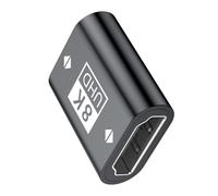 Gissroys HDTV 2.1 Female to Female Coupler Support 7680 x 4320 8K @ 60Hz Resolution 48 Gbps Transmission for 4K 8K Devices HDTV to Coupler