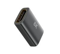 Gissroys HDTV 2.1 Female to Female Coupler Support 7680 x 4320 8K @ 60Hz Resolution 48 Gbps True Gear for 4K 8K Devices Portable HDTV Coupler for Large Screen Splicing