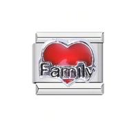 Gissroys Heart Letter Bracelet Accessories Made of Robust Stainless Steel for Individual Jewellery Creations Fashion Jewellery Components, one size, As described