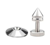 Gissroys HiFi Systems Silver Metal Music Box Spikes Insulation Feet Improves Sound in HiFi Systems