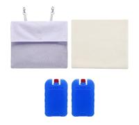 Gissroys Ice Bag Cover for Small Pets Holds Rabbits and Guineapigs Cage Cooling Nap Absorbs Condensation Rabbit & Guineapigs Ice Bag Cover for Pets