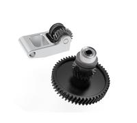 Gissroys Improved V1.2 Extruder Gear Set Nanocoated Precise and High Hardness for Laboratory P1P Printer Extrusion Gear Helical Designing