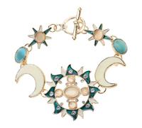 Gissroys Inspired Sun Moon Star Artistic Sun Moon Designs Adornment Highlighting Rhinestones Handcrafted Jewelry