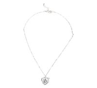 Gissroys Korean Crystal Cute Heart Necklace for Women Girls Key Bag Chain Cute Star Simple Necklaces Fashion Party Jewellery Heart Chains for Women, one size, As described, As described