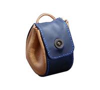 Gissroys Leather Dice Bag Vintage Draw String Bag for Role Play Games Coin Purse Jewellery Storage Bag Board Game Accessories Dice Storage, Blue, standard size