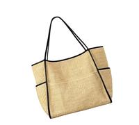 Gissroys Lightweight and Practical Beach Bag with Spacious Interior Underarm Bags for Shopping and Travel Adventures Handmade Beach Bag