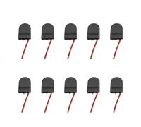 Gissroys LIR2032 Single Slot 20 x 3.2 mm Battery Holder Box for Remote Type Toy Secure Inverted Cover and Switch Control Switch Pack of 10