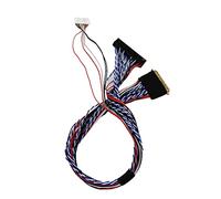 Gissroys LVDS Cable 6 Bit LVDS Cable 40 Pin 2ch for 14-18 4 Inch LCD/LED Panel Controller Display Panel Screen Accessories Display Panels