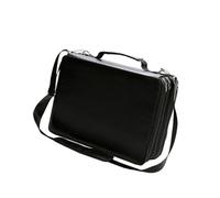 Gissroys Marker Organiser Case for 224 Markers Storage Bag Art Pen with Shoulder and Grip Pen Case, black