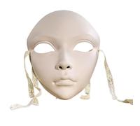 Gissroys Masquerade Hand Painted Halloween Chinese Traditional Stage Play Halloween Cosplay Accessories for Women Stage