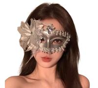 Gissroys Masquerade Mask Mardi Gras Venetian Mask Glitter Half Face Eye Mask for Halloween Ball Cosplay Performances Venetians Women for Masquerades