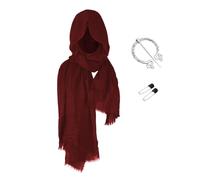 Gissroys Medievals Knights Costumes Renaissances Half Shoulder Cape Scarf Pins Halloween Party Cosplay Costumes For Adults Men's Costume