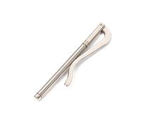 Gissroys Metal Bifold Money Clip Bar Wallet Parts Spring Clip Cash Holder Punch Punch For Card Making On, silver, Eine Größe