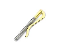 Gissroys Metal Bifold Money Clip Bar Wallet Parts Spring Clip Cash Holder Punch Punch For Card Making On, gold, Eine Größe