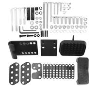 Gissroys Metal Brake Pedal Extenders for Short Drivers for Cars and Karts Quick and Easy Adjustment Comfortable Accelerator Pedal Extenders