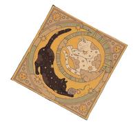 Gissroys Moon Cats Pattern Tarots Tablecloth Divine Table Map Table Fabric Tapestry Astrology Witchcraft