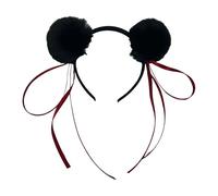 Gissroys Necha Theme Buns Headband for Ethnic Chinese Anime Festival Collecting Hair Hoop for Various Hairstyles Hair Bun Hair Band Cosplay Hair Accessories