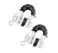 Gissroys Pack of 2 28660 lbs Break Strength D Anchor Shackles for the Recovery of Off-Road Vehicles 5/8 Inch 18 mm Pin Safe Recovery Towing Gear Shackle