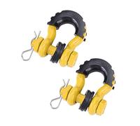 Gissroys Pack of 2 28660 lbs Break Strength D Anchor Shackles for the Recovery of Off-Road Vehicles 5/8 Inch 18 mm Pin Safe Recovery Towing Gear Shackle