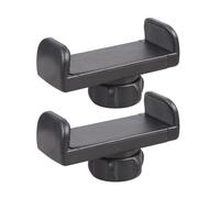 Gissroys Pack of 2 Plastic Mobile Phone Grip Clip 17 mm Base for 4 5-7 Inch Mobile Phones for Radio Stand Tripod Mounts Car Mount