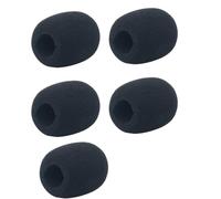Gissroys Pack of 5 Microphone Sponges Covers Advanced Winds Foam Reduction Durability Design for Panel Discussions Speech Systems Microphone Windscreen Foam Filter