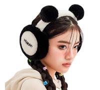 Gissroys Panda Earmuffs Winter Warm Panda Earflap Panda Ear Warmer Fleece Ear Muffs Headband Foldable Earmuffs Panda Ear Muffs Foldable Earmuffs Kids