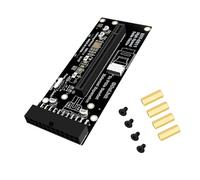 Gissroys PCIE4.0 X16 Expansion Card with SFF 8612 Port 24Pin Power Supply for External Device Storage Expansion GPU Extension Link
