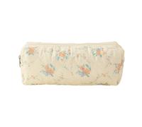 Gissroys Pencil Bag for Teachers Artists Organising Writing Tool Large Capacity Soft Printing Pen Holder Stationeries Bag Pencil Pen Holder, Yellow Bottomed Oran