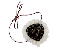 Gissroys Pirate Punk Eye Patches Vintage Lace Accessories for Cosplay Themes Party Costume Photography Props Punk Gothic Eye Mask for Costume Parties