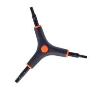 Gissroys Portable 3-Way Hexagonal Key Wrench Wear Resistant Inner Hexagonal Wrench Y Shape Screws Bicycle Repair Tool Y Shape Repair Tool