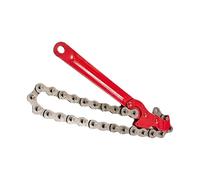 Gissroys Professional Class Oil Filter Chain Schrench Adjustable Pine Metal Body Anti Corrosion Finish for Vehicle Maintenance Lightweight Automotive Oil Filter Wrench
