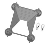 Gissroys Protector Housing for Car Window Sliding Roof Sign Protector with Suction Cup and Carabiner Silicone Travel Friendly Silicone
