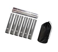 Gissroys Quick Installation Burning Stove Pipe Highly Efficient Thermal Transfer Cooking Solution Replacement Accessories Quick Heating Exhaust Pipe