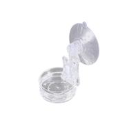 Gissroys Reptile Feeding Bowl Water Bowl with Safe Suction Cup Safe Plastic Habitat Feed Stitch for Lizards Snakes Amphibians Terrarium Food Bowl