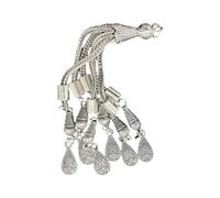 Gissroys Retro Style Leaves Moon Star Pendant Jewellery Accessories Versatile Craft Accessories for Jewellery Creations Unique and Durable Craft Rosary Accessories, one size, As described