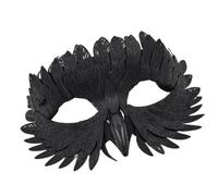 Gissroys Role Playing Bird Beak Feathered Halloween Party Masquerade Half Face For Carnivals Role Playing Halloween Party Masquerade Bird Beak Feather
