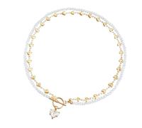 Gissroys Romantic Zircon Heart Pendant Necklace with Elegant Chain Portable for Party Supplies and Evening Dates Daily Use Elegant Romantic Necklace, one size, As described, As described