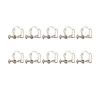 Gissroys Rotating Mechanism Earring Clip for Easy Installation and All Day Comfortable Wear Earring Clip Adapter, one size, As described