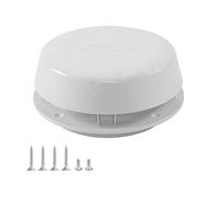 Gissroys Sanitary Vent with/without Strainer, Motorhome Sewer, Easy Installation with 15.4 cm Diameter, ABS Hood, RV Roof Trailer Cover