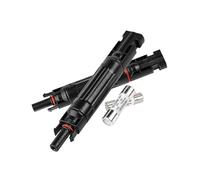 Gissroys Solar Panel Fuses of Plug Connectors with Safe Male Female Designs Easy Installation Electric Adapter for Outdoor Systems for Outdoor Fuses