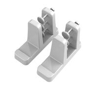 Gissroys Space-saving laptop stand, height adjustable, optimal view when travelling, metal support, compatible with various screens, travel agency