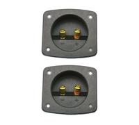 Gissroys Speaker Terminals Box Binding Post Cable Connectors Components for Car Home Cinema Accessories Banana Plugs Binding Posts Pack of 2