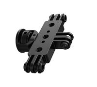Gissroys Strong Three Camera Clamp Full Rotation Metal Live Bracket for Action Cameras Outdoor Event Simultaneous Recording Camera Mount