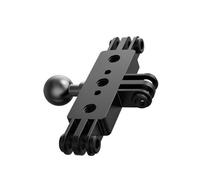 Gissroys Strong Three Camera Clamp Full Rotation Metal Live Bracket for Action Cameras Outdoor Event Simultaneous Recording Camera Mount